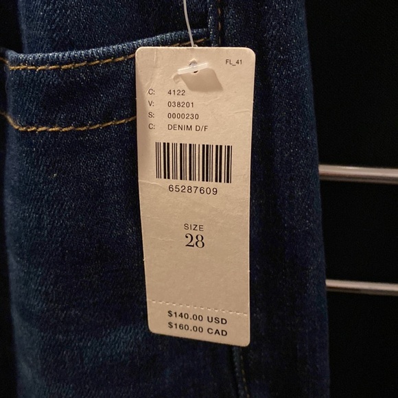 Anthropologie, MAEVE WIDE-LEG JEANS, Style No. 65287609, Sz28, Dark Wash - Picture 3 of 6